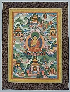 Buddha Seated on a Lotus Pedestal by Unknown Artist