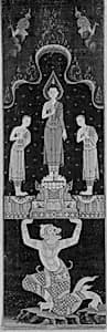 Buddhist Temple Painting by Unknown Artist