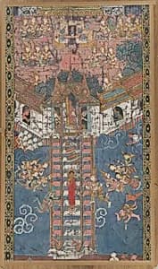 The Buddha Descending from Trayastrimsa Heaven at Sankissa by Unknown Artist