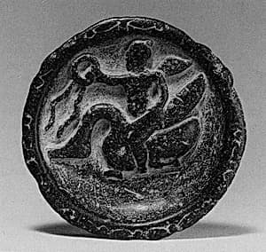Dish with Eros on a Swan by Unknown Artist