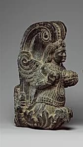 Garland Holder with a Winged Celestial by Unknown Artist