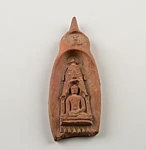 Sealing Depicting the Buddha at the Mahabodhi Temple, Bodhgaya by Unknown Artist