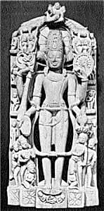Standing Vishnu and His Avatars by Unknown Artist