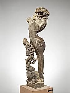 Rearing Lion (Vyala) by Unknown Artist