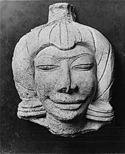 Head of a Male Figure by Unknown Artist