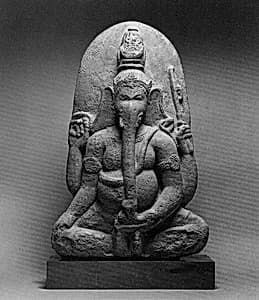 Seated Four-Armed Ganesha by Unknown Artist