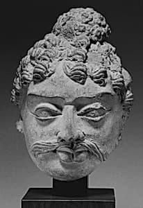 Head of a Male Figure by Unknown Artist