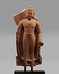 Standing Buddha Offering Protection by Unknown Artist