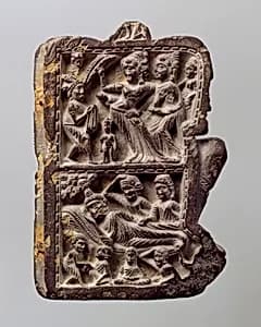 Panel of a Portable Shrine by Unknown Artist