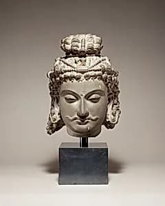 Head of a Bodhisattva by Unknown Artist