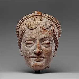 Head of a Female Figure by Unknown Artist