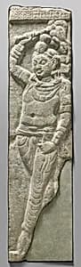 Naga attendant holding a fly whisk by Unknown Artist