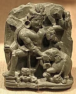 Vishnu Rescuing Gajendra, the Lord of the Elephants by Unknown Artist