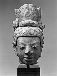 Head of a Bodhisattva by Unknown Artist