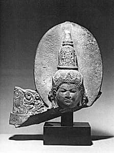 Head of a Buddhist Deity, Perhaps Amitabha by Unknown Artist