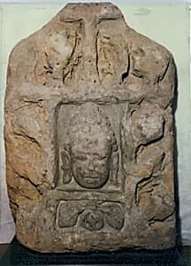 Antefix with Head of a Buddha by Unknown Artist
