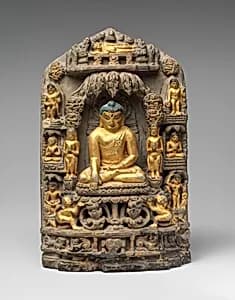Stele with Scenes from the Life of the Buddha by Unknown Artist