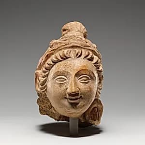 Head of a Female Figure by Unknown Artist