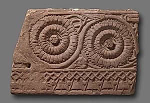 Two Lotuses, from the Bharhut Stupa by Unknown Artist