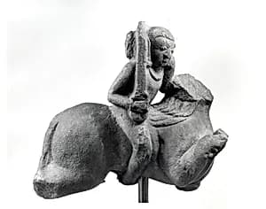 Figure Riding a Horse by Unknown Artist
