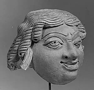Head of a Male Figure by Unknown Artist