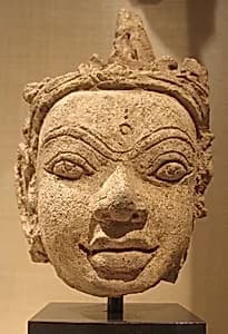 Head of a Deity by Unknown Artist