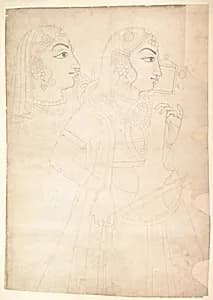 Singer and Sarinda Player by Sahib Ram