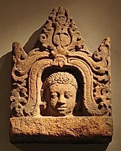 Antefix with Head of a Male Deity by Unknown Artist