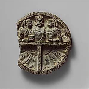 Dish with Drunken Herakles Embracing Two Women by Unknown Artist