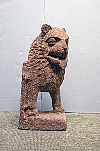 Standing Lion by Unknown Artist
