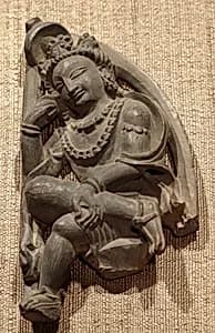 Bodhisattva in Contemplative Pose by Unknown Artist