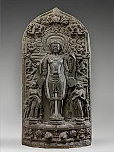 Vishnu Accompanied by Lakshmi and Sarasvati by Unknown Artist