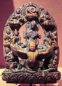 Vishnu on Garuda by Unknown Artist