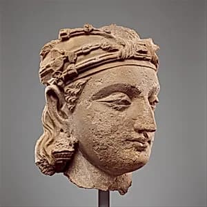 Monumental Bodhisattva Head by Unknown Artist