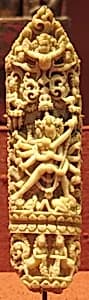 Plaque from a Tantric Ritual Apron Representing Chakrasamvara by Unknown Artist