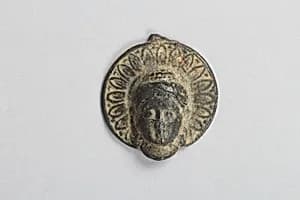 Pendant with Head of Buddha by Unknown Artist