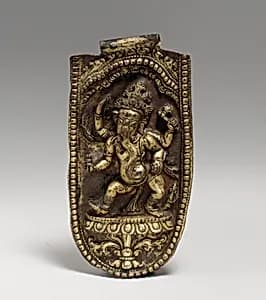 Four-Armed Ganesha Dancing by Unknown Artist