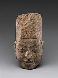 Head of Krishna (?) by Unknown Artist