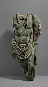 Torso of a Bodhisattva by Sahri-Bahlol Workshop
