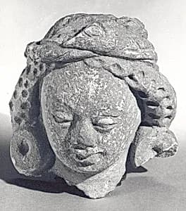 Head of a Male Figure by Unknown Artist