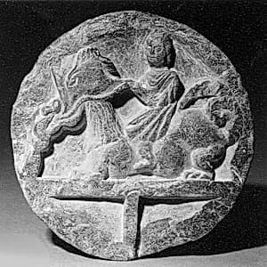 Dish with Sea Monster Bearing a Female by Unknown Artist