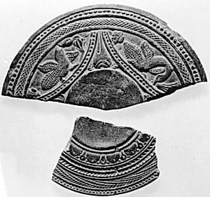 Fragment of a Cosmetic Mixing Palette by Unknown Artist