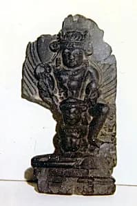 Seated Vishnu by Unknown Artist