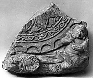 Bodhisattva and Yaksha by Unknown Artist