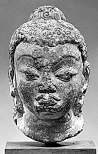 Head of a Buddha by Unknown Artist