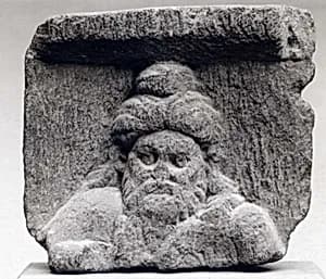 Head of a Bearded Brahman by Unknown Artist