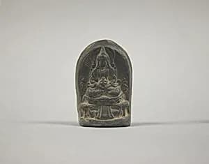 Votive Plaque with Amitāyus by Unknown Artist
