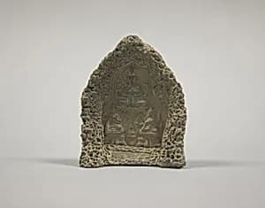 Votive Plaque with Amitāyus by Unknown Artist