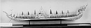 Replica of a Royal Barge by Unknown Artist
