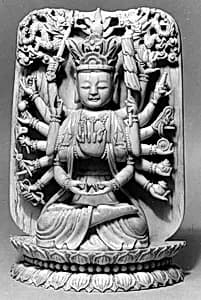 Seated Deity: Juntei Guanyin by Unknown Artist